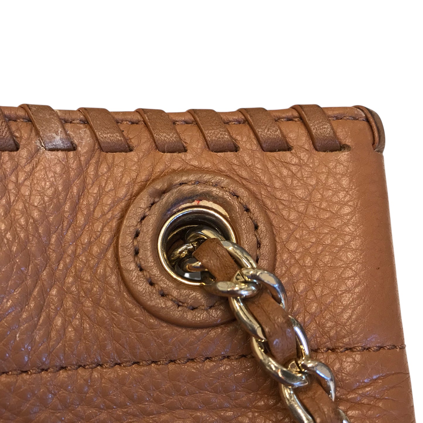 Handbag Designer By Tory Burch In Brown, Size:Medium