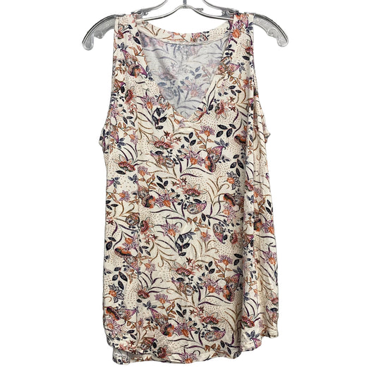 Top Sleeveless By Maurices In Beige, Size:1X