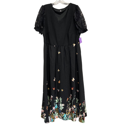 Dress Casual Maxi By Shein In Floral Print, Size:3X
