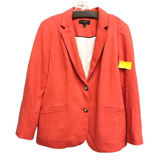 Blazer By Talbots In Orange, Size:Xlp