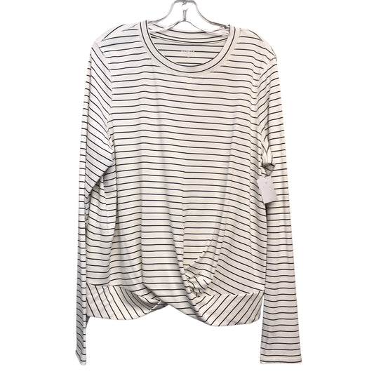 Athletic Top Ls Crewneck By Old Navy In Striped Pattern, Size:1X