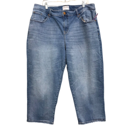 Jeans Boyfriend By Lane Bryant In Blue Denim, Size:18