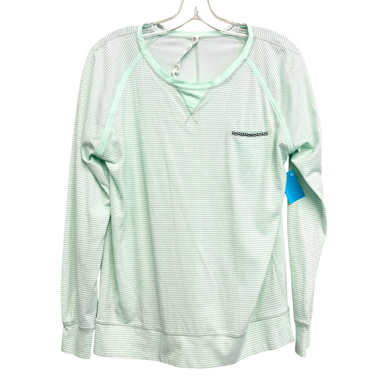 Athletic Top Ls Crewneck By Lululemon In Green, Size:M