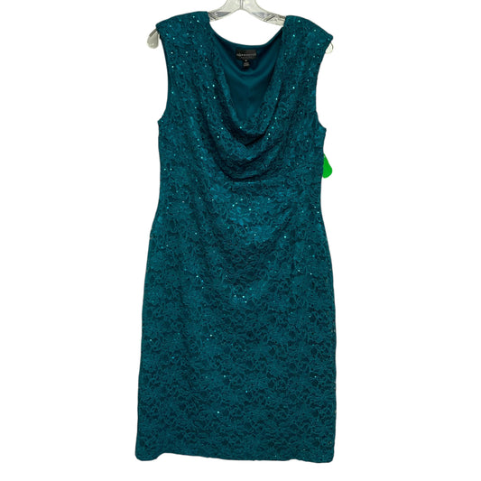 Dress Party Short By Connected Apparel In Teal, Size:Xl