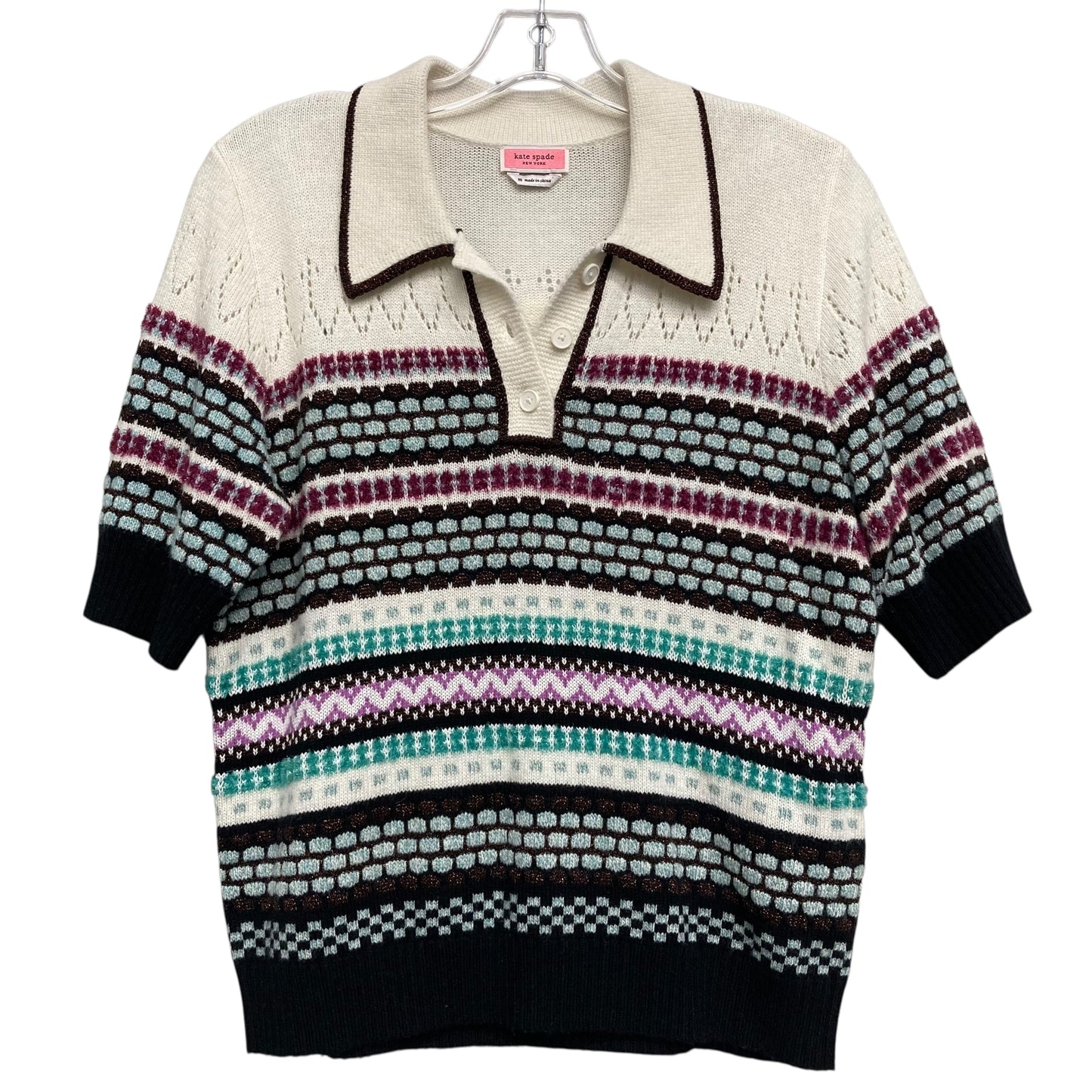 Sweater Designer By Kate Spade In Multi, Size:M
