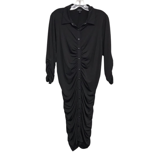 Dress Party Midi By Torrid In Black, Size:1X