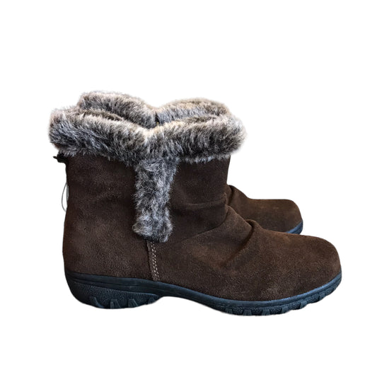 Boots Snow By Khombu In Brown, Size:8.5