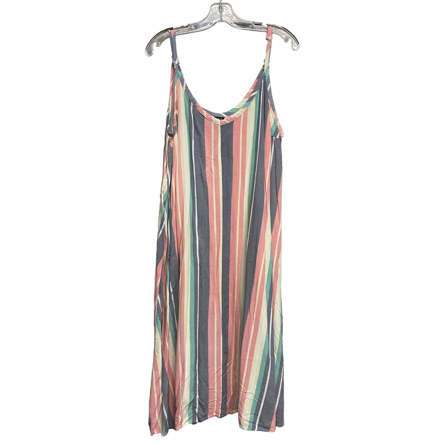 Dress Casual Midi By Torrid In Striped Pattern, Size:3