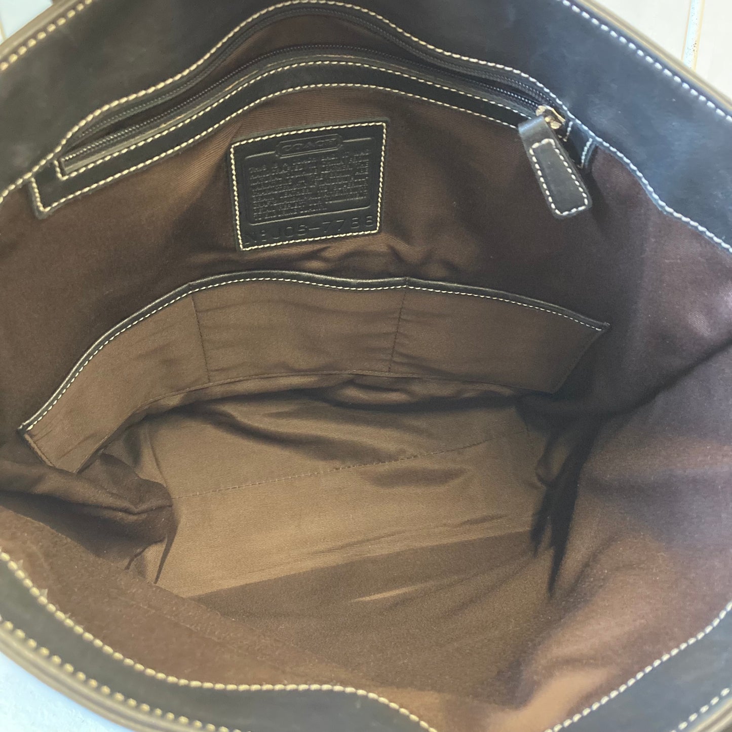 Tote Designer By Coach In Black, Size:Large
