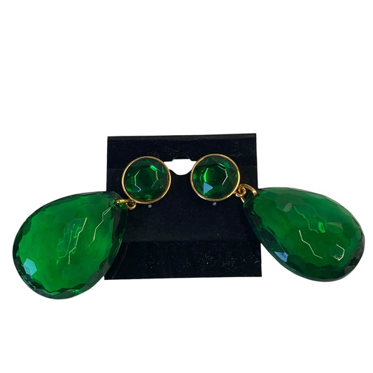 Earrings Statement By J. Crew In Green