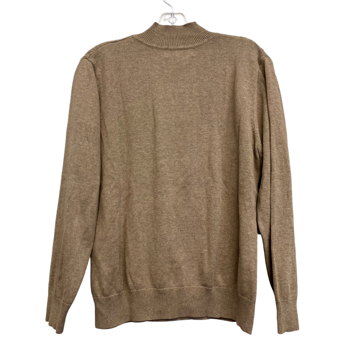 Sweater By Karen Scott In Tan, Size:L