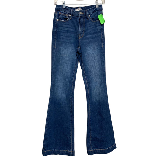 Jeans Flared By Good American In Blue Denim, Size:0