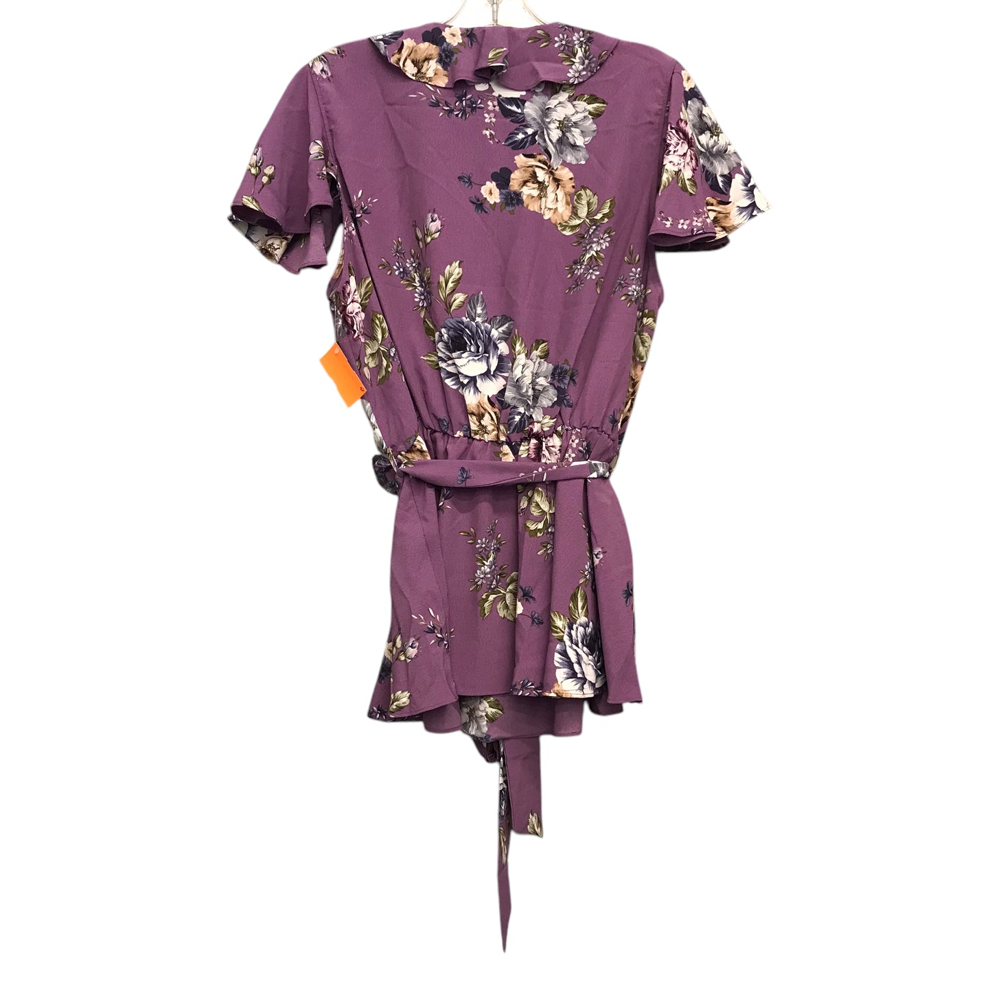Top Ss By City Chic In Floral Print, Size:L