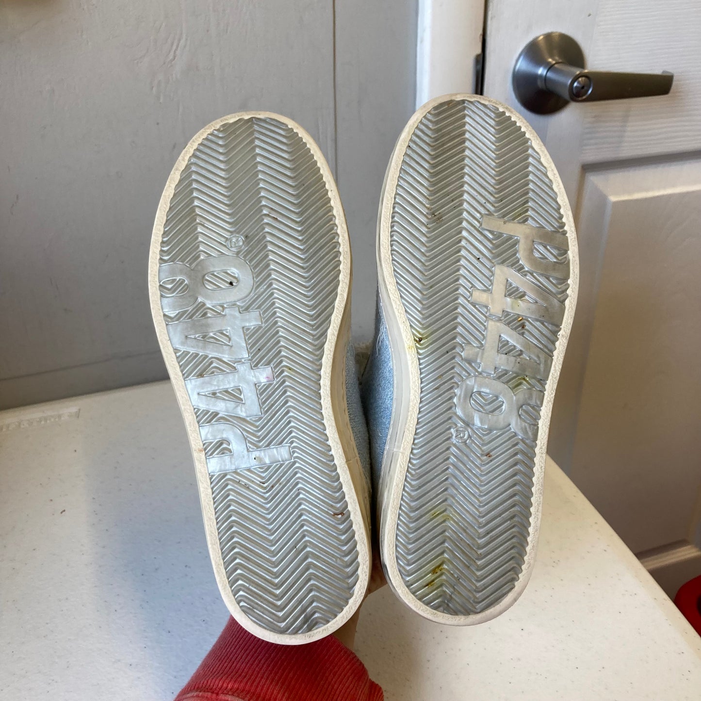 Shoes Sneakers By P448 In Blue & White, Size:5.5