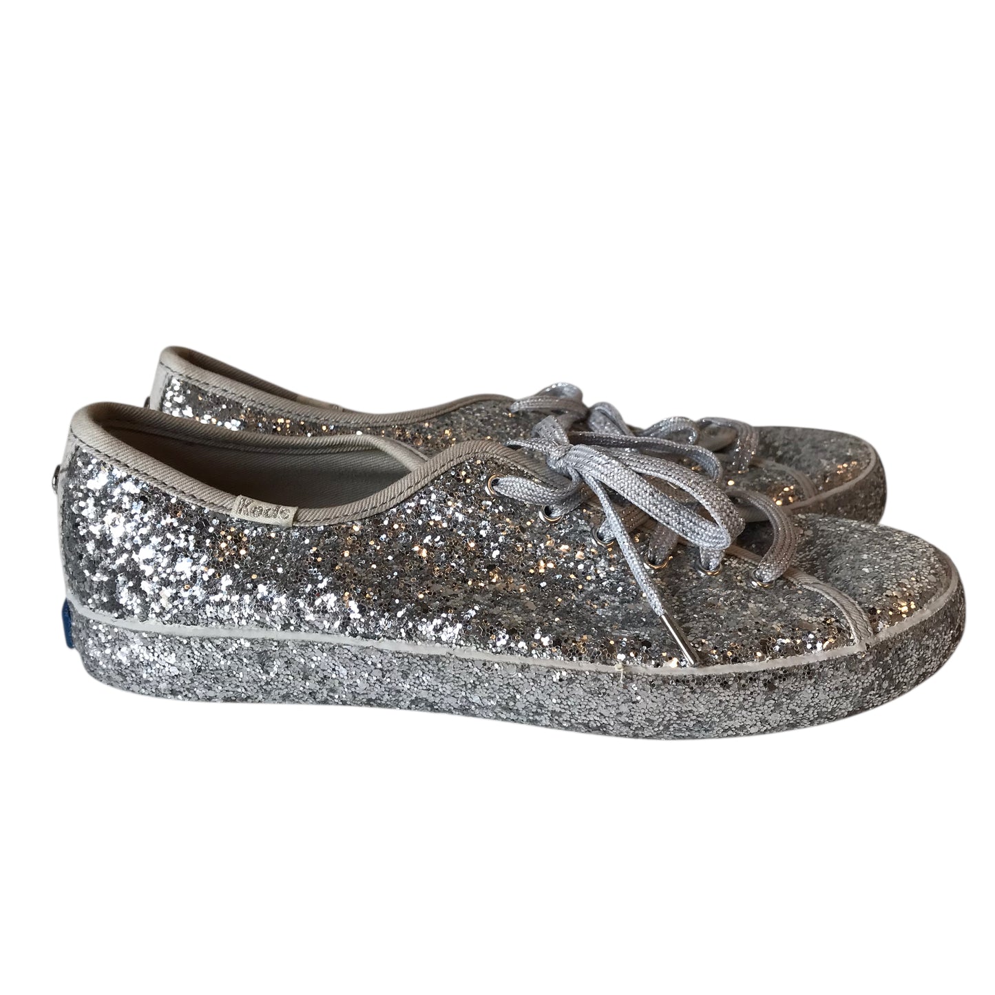 Shoes Sneakers By Keds In Silver, Size:7