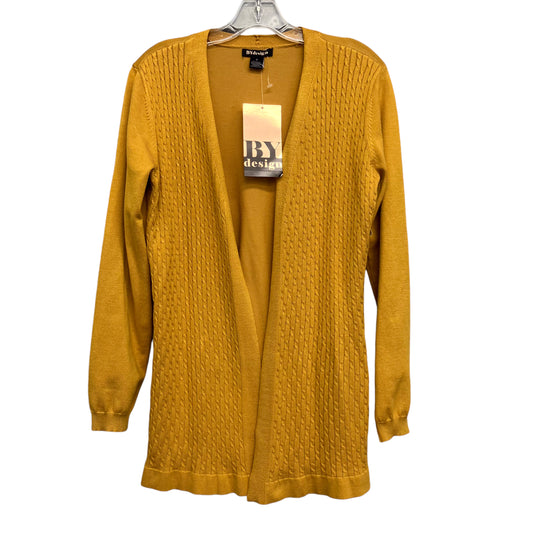 Sweater Cardigan By By Design In Gold, Size:M