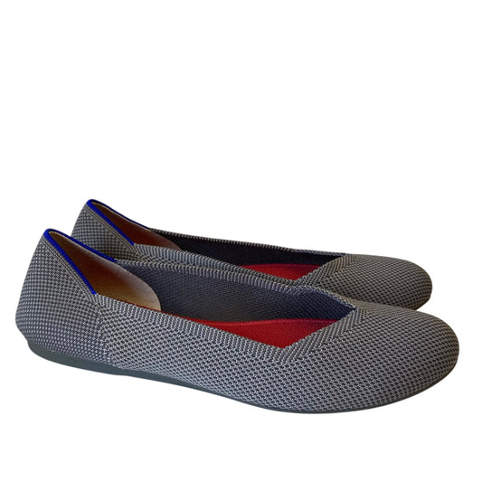 Shoes Flats By Rothys In Grey, Size:9.5