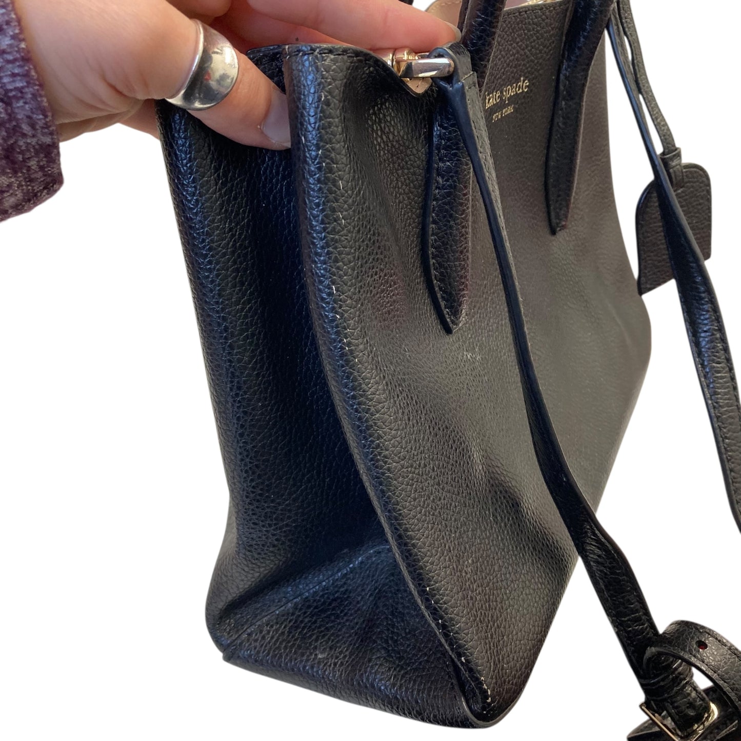 Handbag Designer By Kate Spade In Black, Size:Small