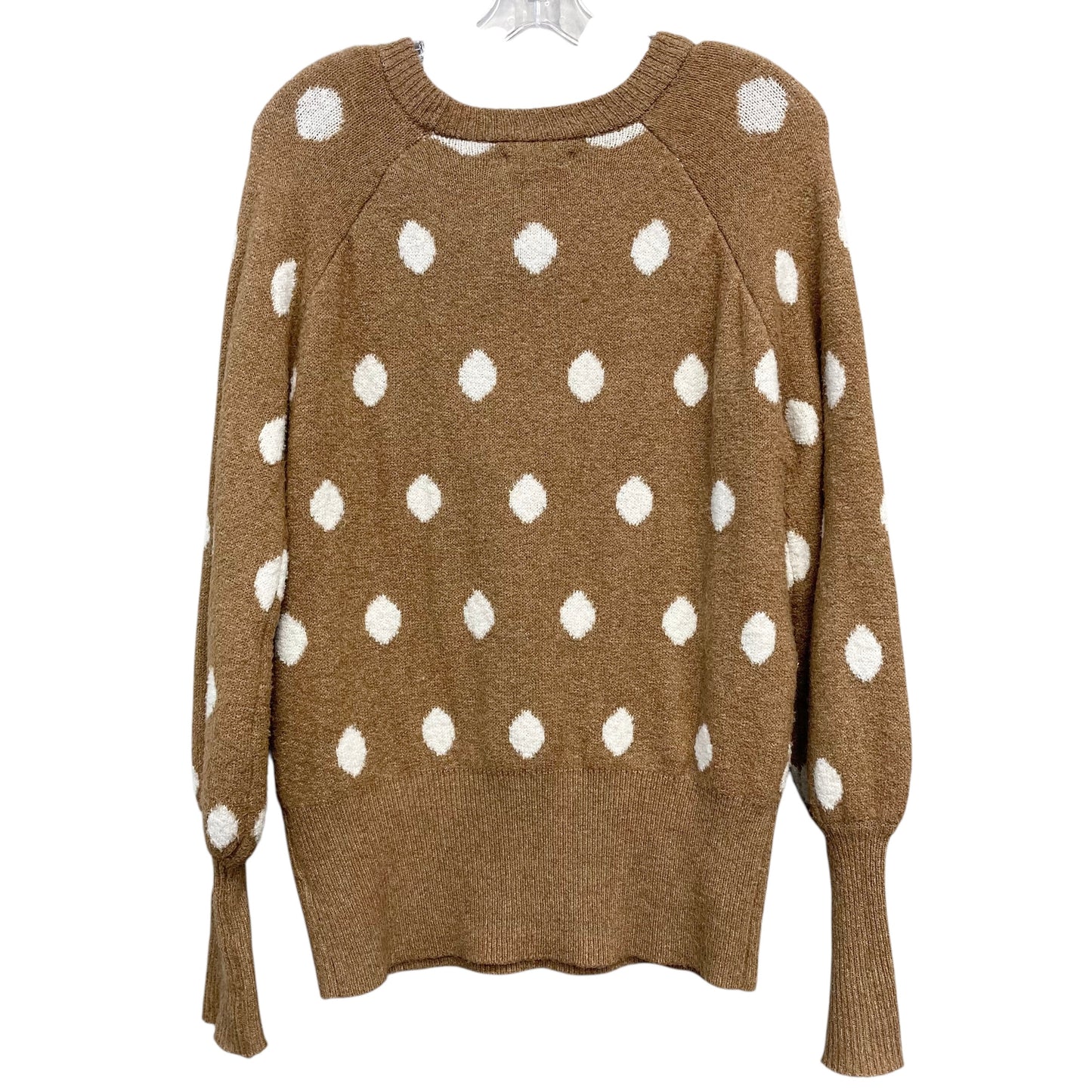 Sweater By Lc Lauren Conrad In Brown & White, Size:M