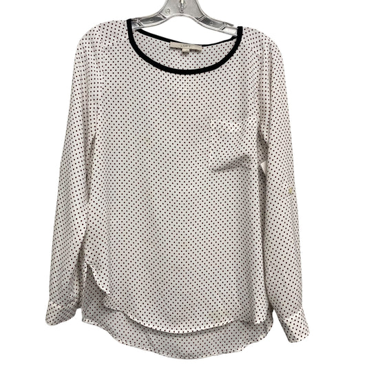 Top Ls By Loft In Polkadot Pattern, Size:Xs