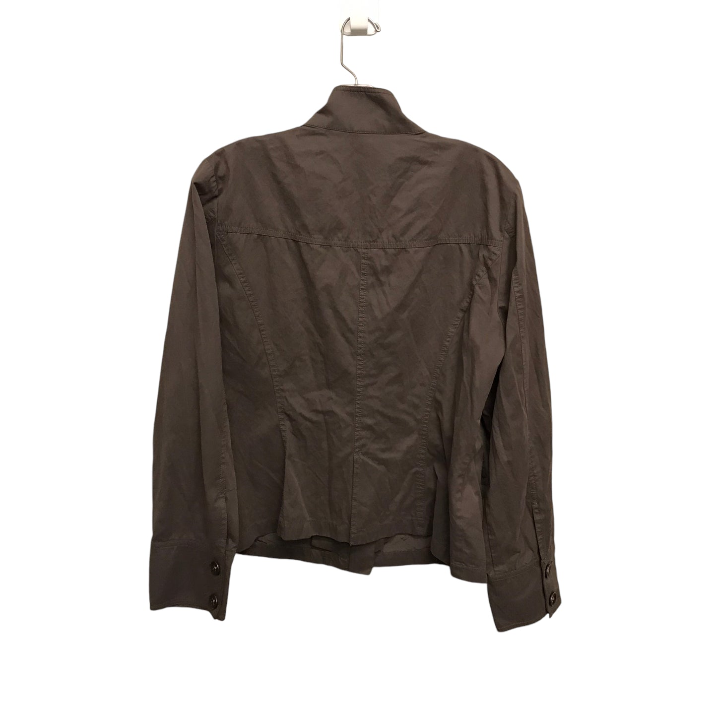 Jacket Shirt By Tribal In Brown, Size:L