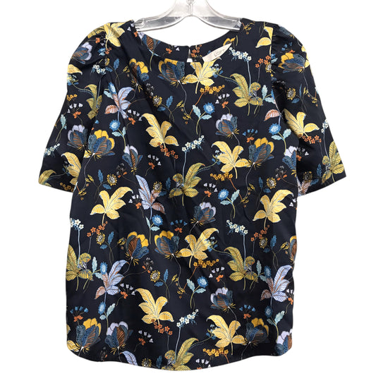 Top Ss By Loft In Floral Print, Size:Mp