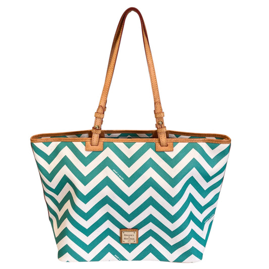 Handbag Designer By Dooney And Bourke In Teal, Size:Large