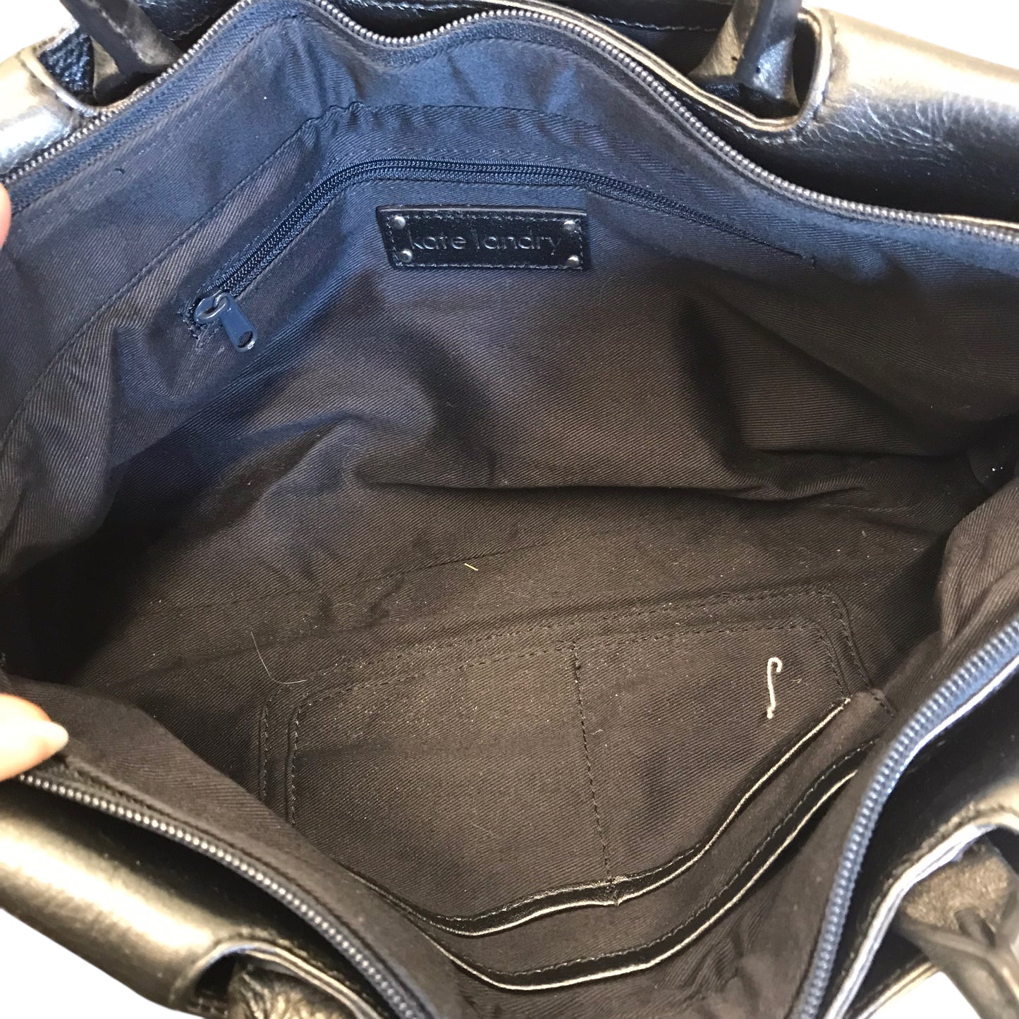 Handbag By Kate Landry In Grey, Size:Medium