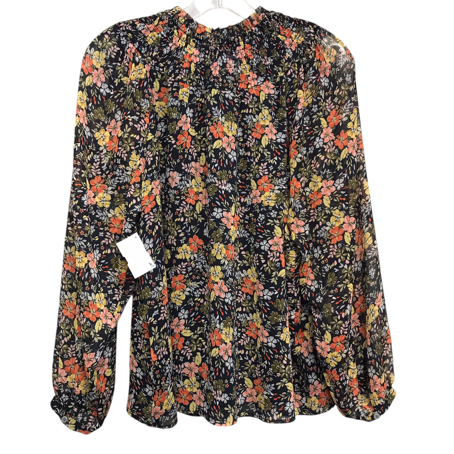 Top Ls By Loft In Floral Print, Size:Lp