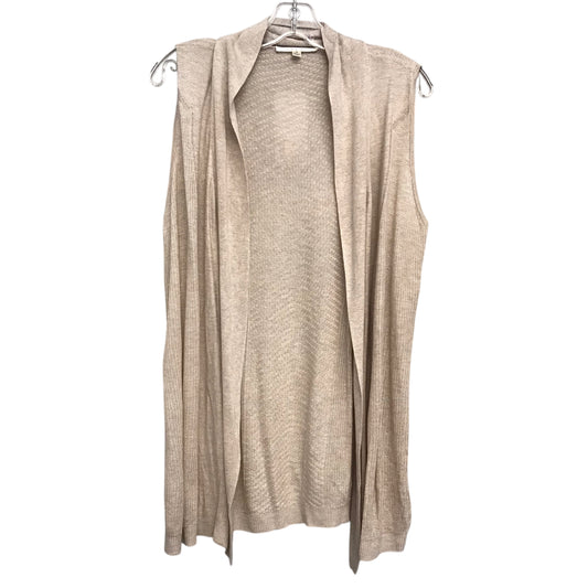 Vest Sweater By Cyrus Knits In Beige, Size:M