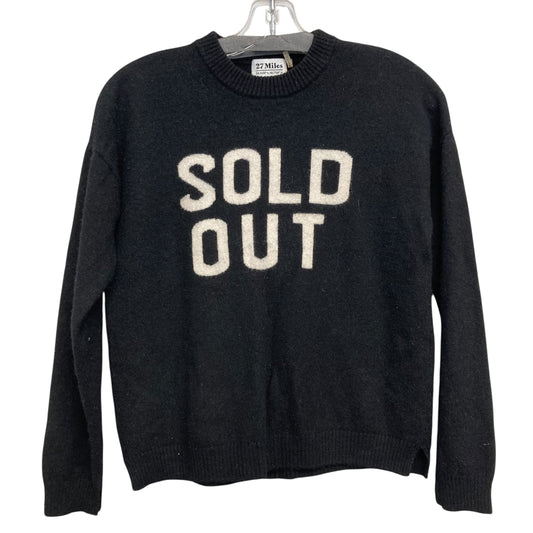Sweater By 27 Miles In Black, Size:Xs