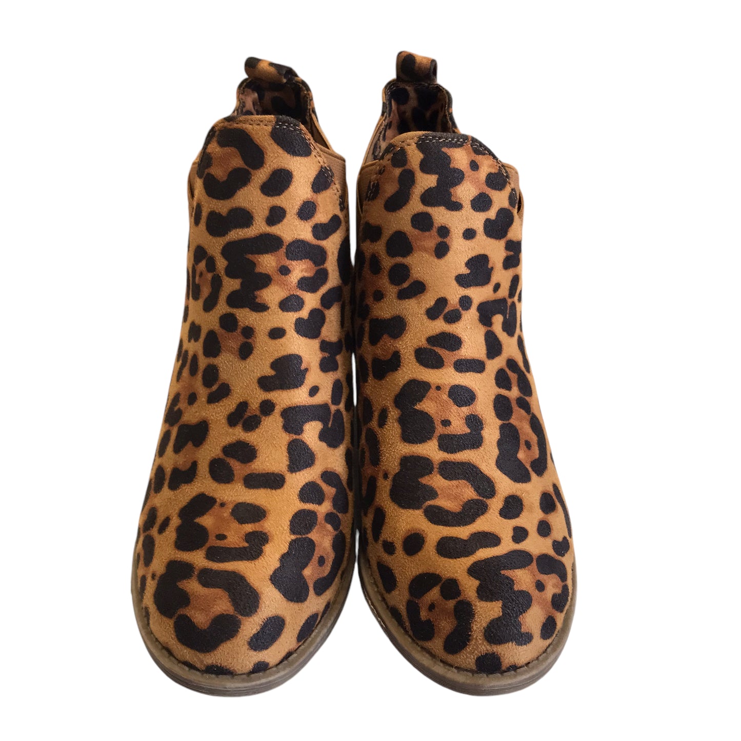 Boots Ankle Heels By Amanda Blu In Animal Print, Size:8