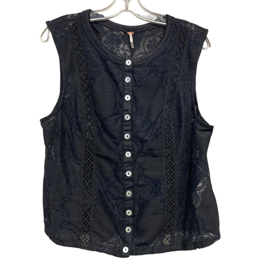 Top Sleeveless By Free People In Black, Size:Xl