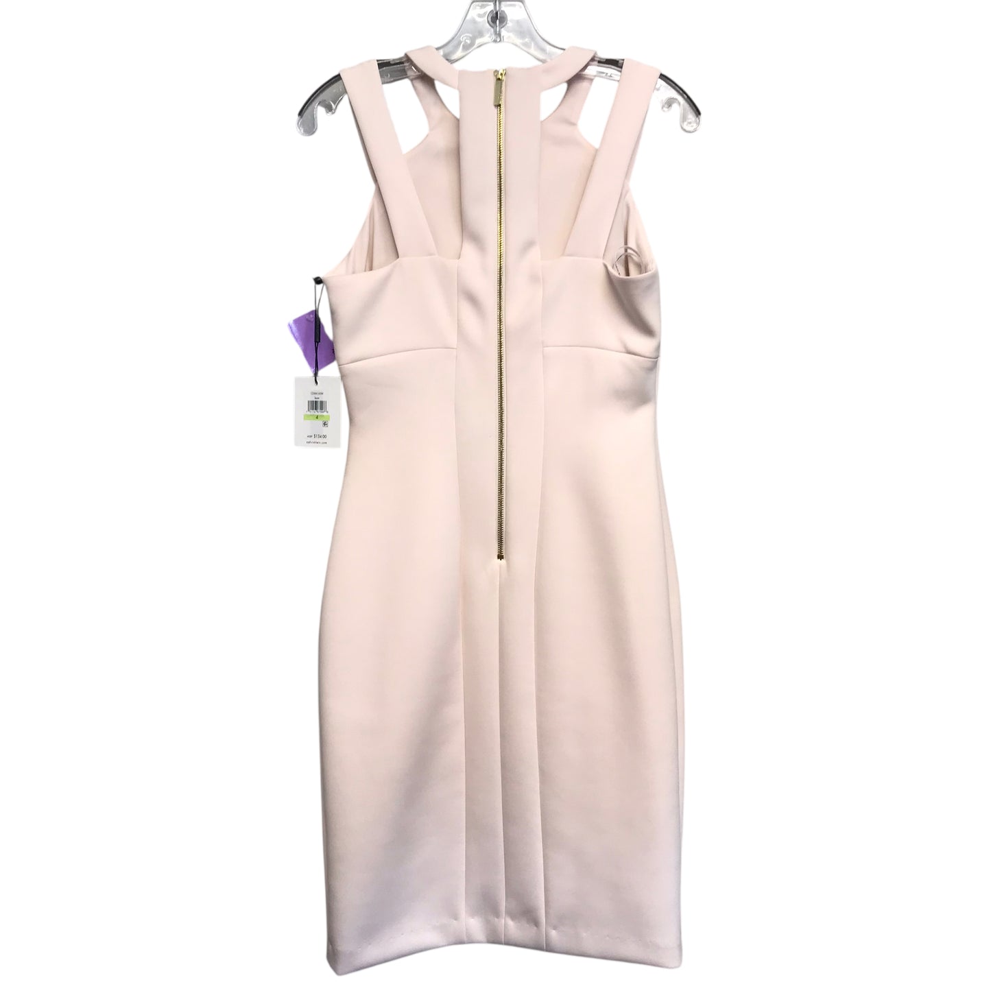 Dress Work By Calvin Klein In Light Pink, Size:S