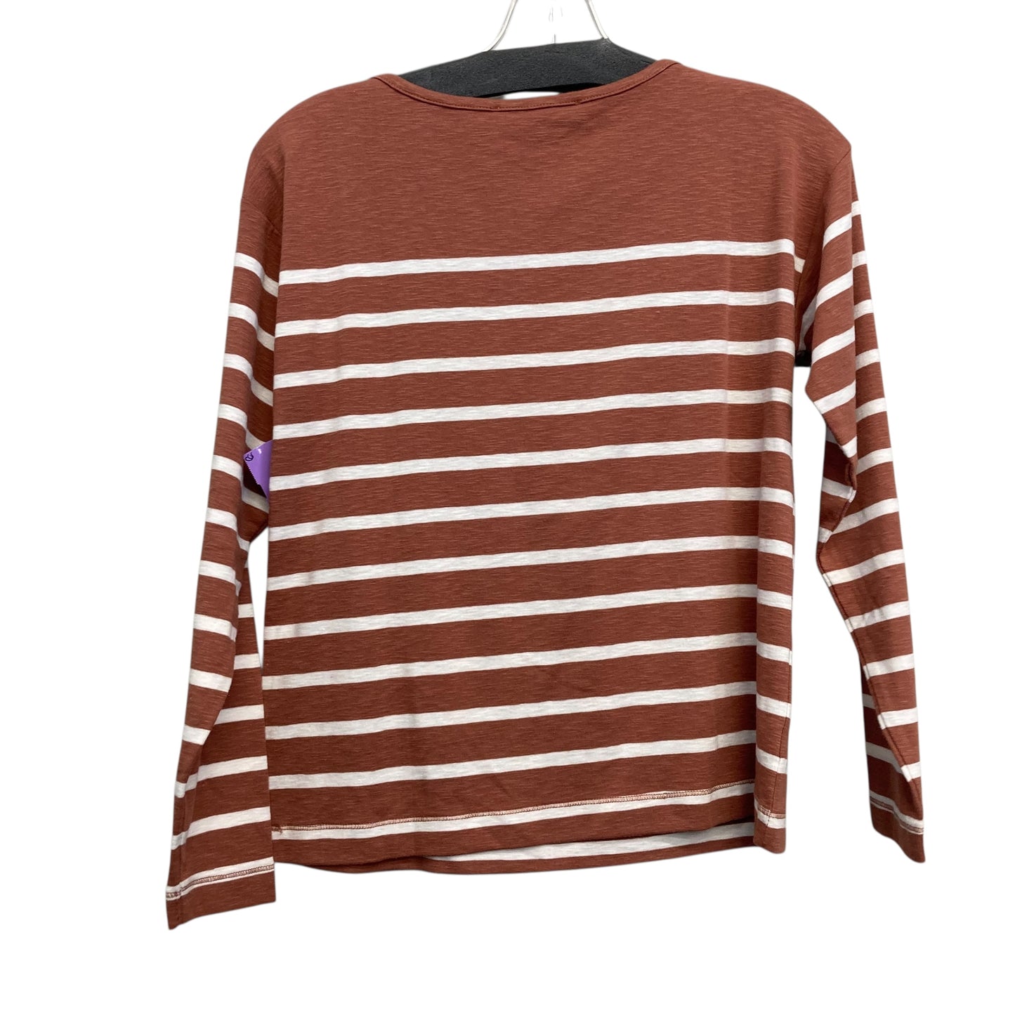 Top Ls By Loft In Brown & Cream, Size:S
