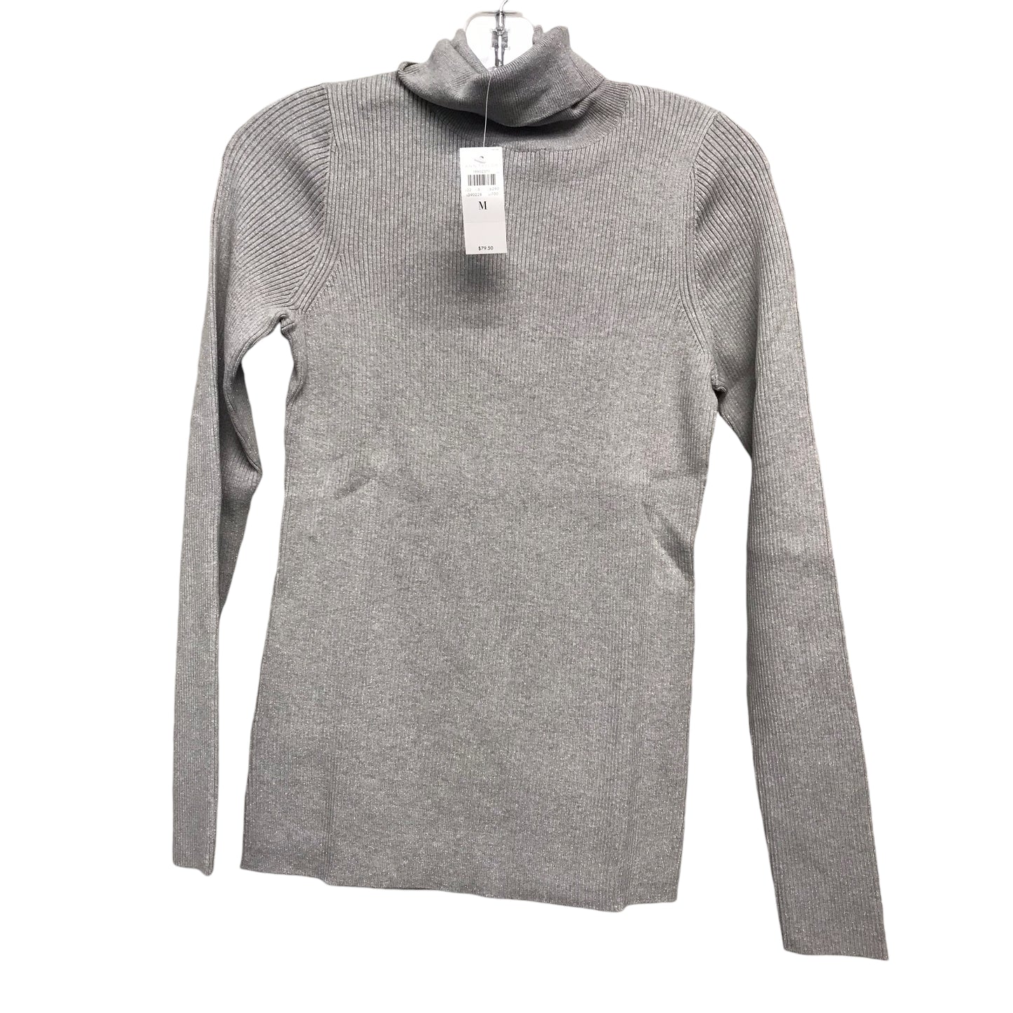 Top Ls By Ann Taylor In Grey, Size:M