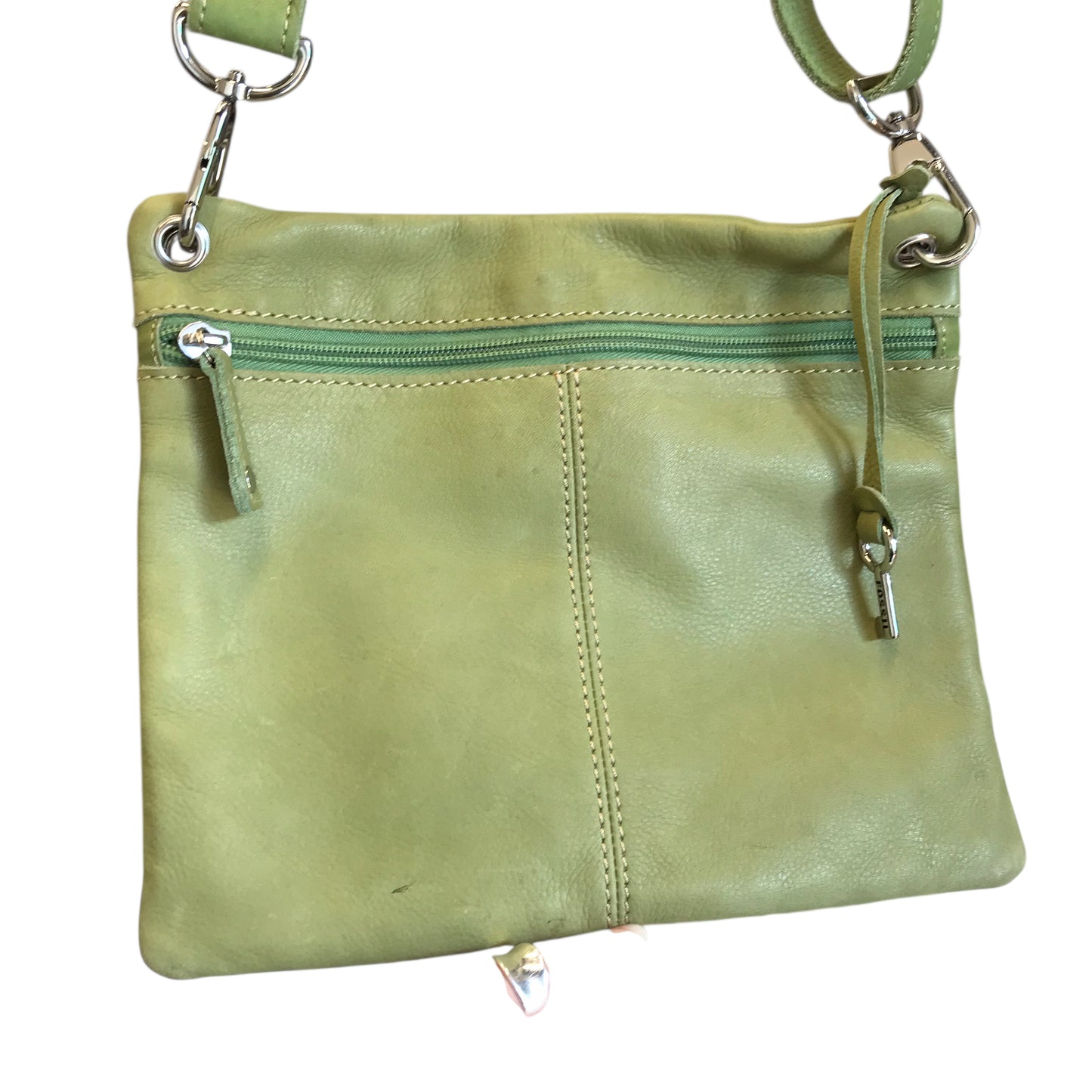 Crossbody By Fossil In Green, Size:Medium