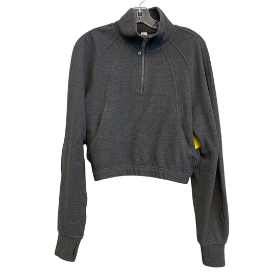 Athletic Jacket By Lululemon In Grey, Size:S