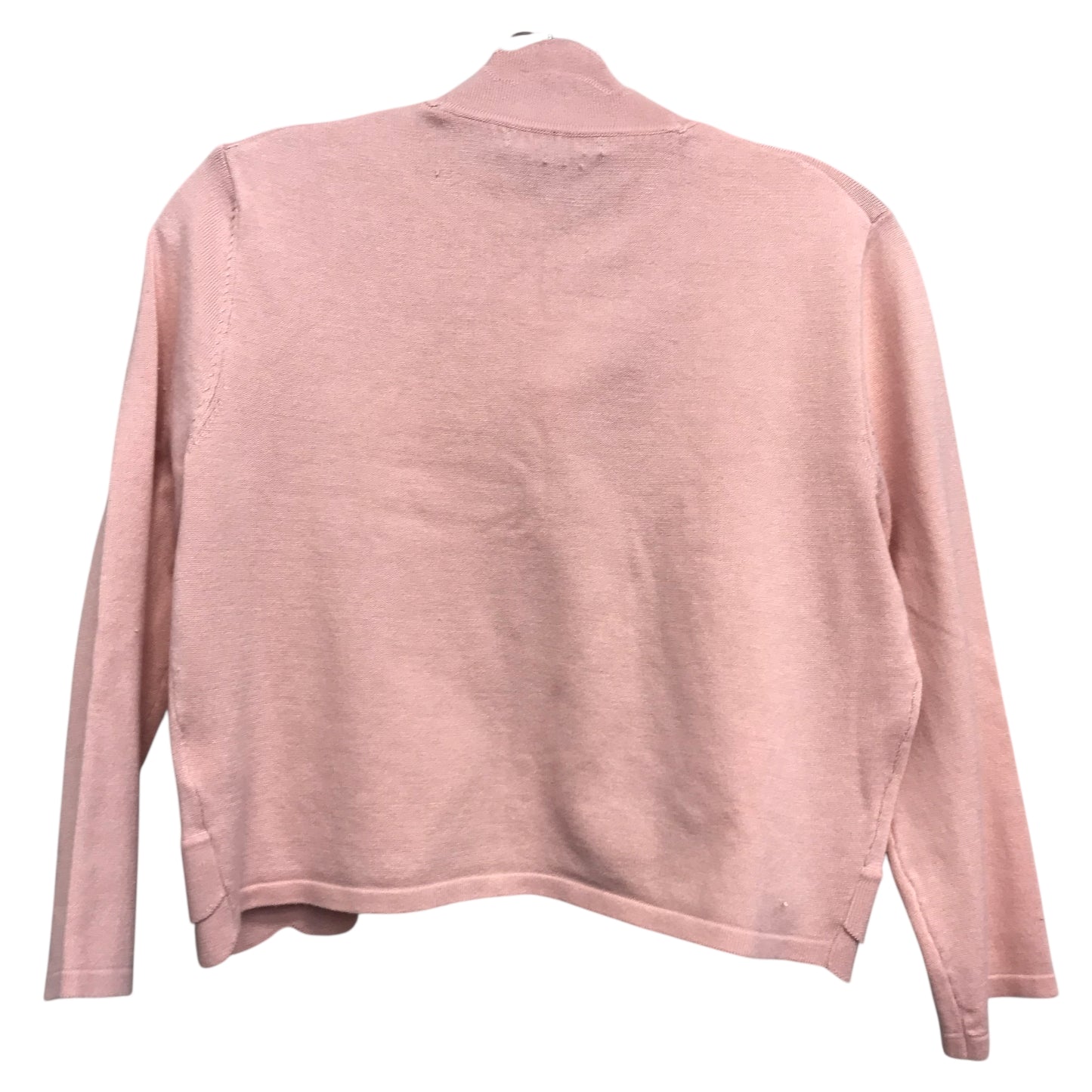 Sweater Cardigan By Cable And Gauge In Pink, Size:M