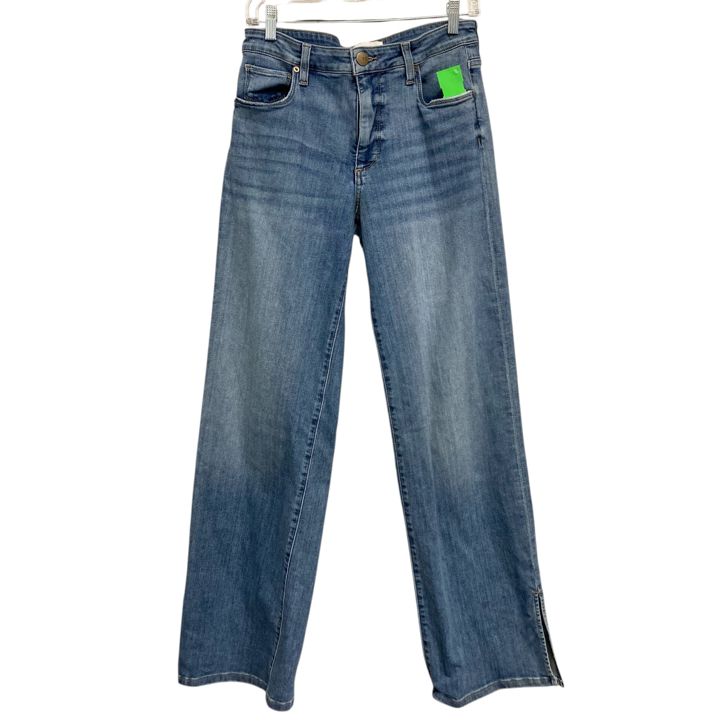 Jeans Flared By Evereve In Blue Denim, Size:6
