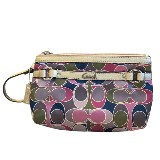 Wristlet Designer By Coach In Multi, Size:Small