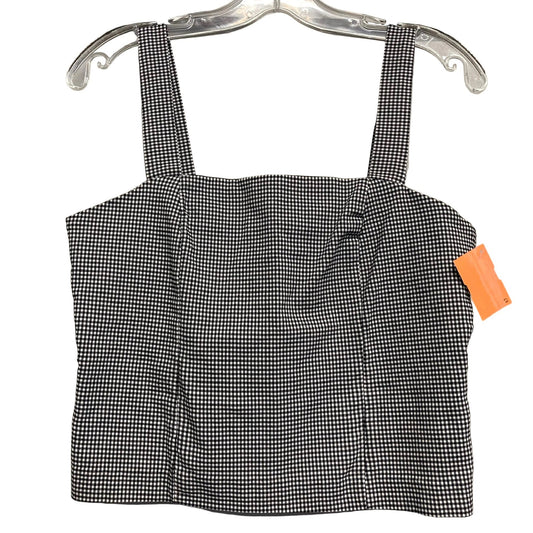 Top Sleeveless By Cupcakes And Cashmere In Black & White, Size:S