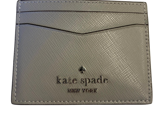 Id/Card Holder Designer By Kate Spade In Grey