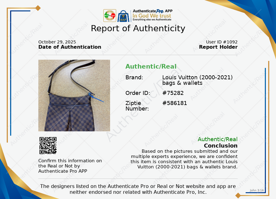 Crossbody Luxury Designer By Louis Vuitton In Brown, Size:Large