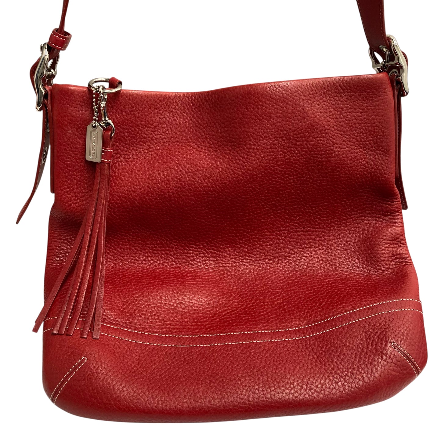 Crossbody Designer By Coach In Red, Size:Medium