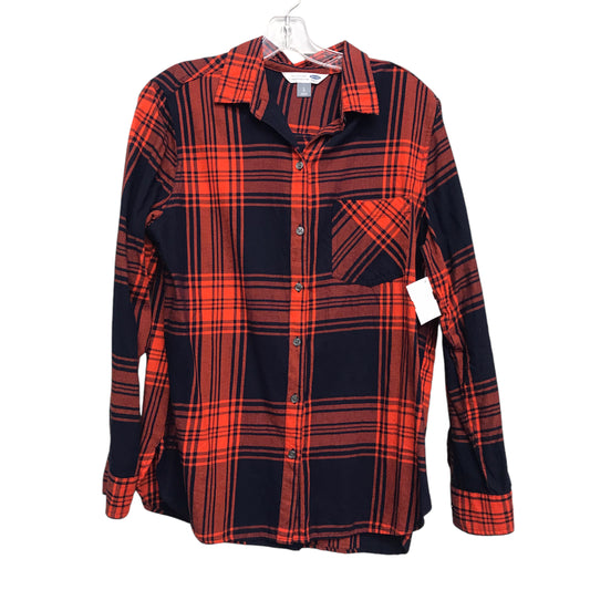 Top Ls By Old Navy In Plaid Pattern, Size:L