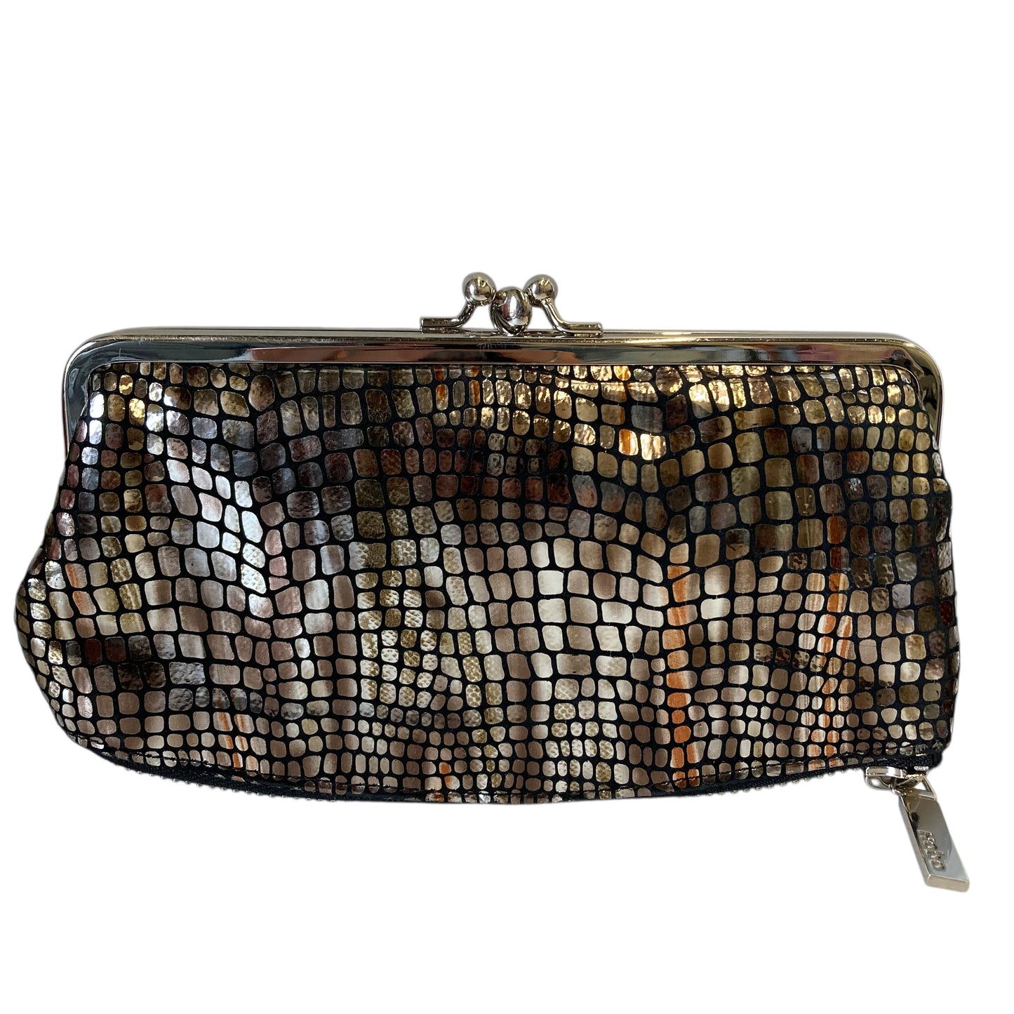 Wallet By Hobo Intl In Silver, Size:Medium