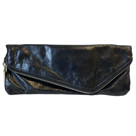 Clutch Leather By Hobo Intl In Black, Size:Medium