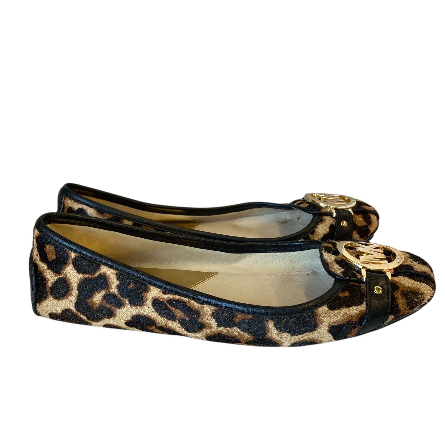 Shoes Designer By Michael Kors In Animal Print, Size:6