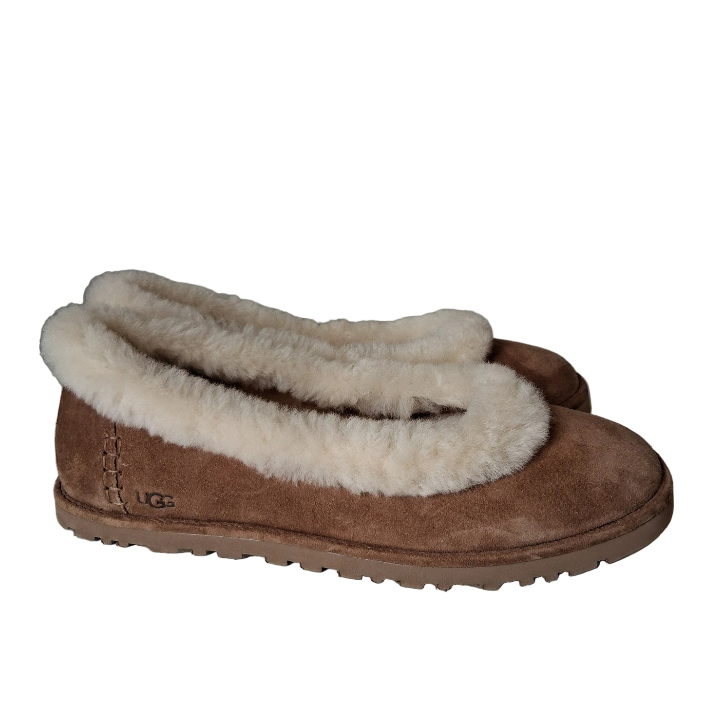 Slippers Designer By Ugg In Brown, Size:6.5